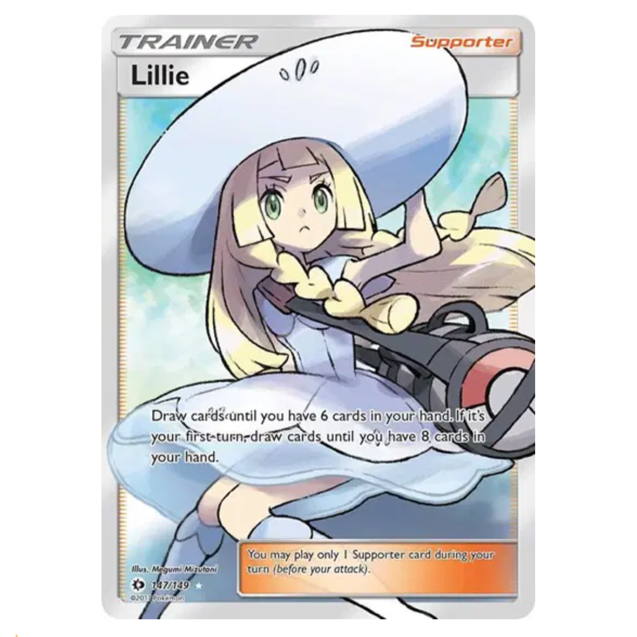 Pokemon TCG Lillie Sun & Moon 147/149