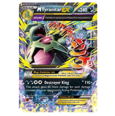 Pokemon TCG M Tyranitar EX Ancient Origina 43/98
