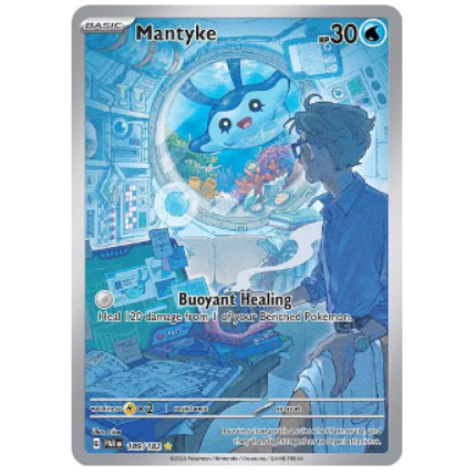 Pokemon TCG Mantyke Paradox Rift 189/182
