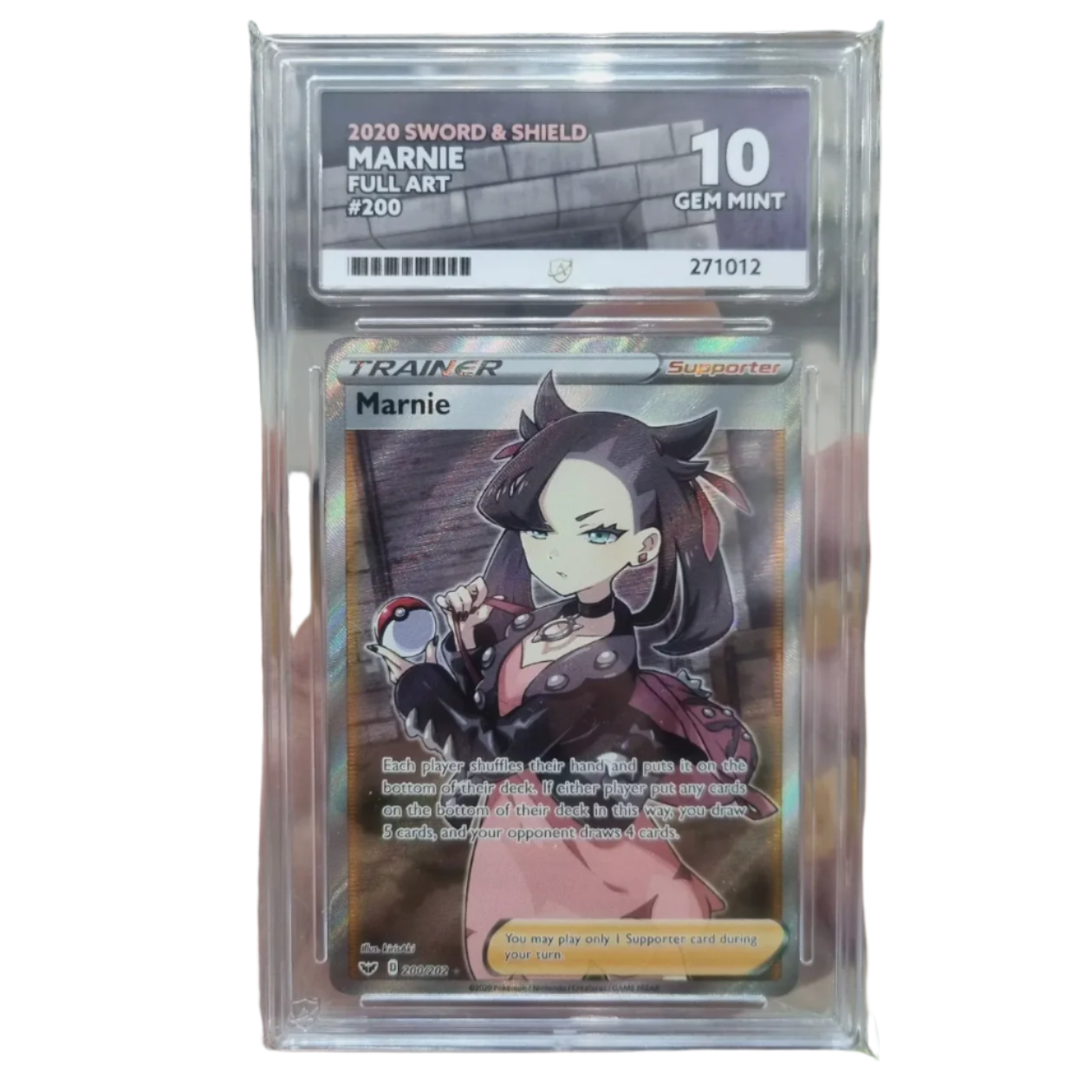 Pokemon TCG Marnie Sword & Shield 200/202 (Ace 10)