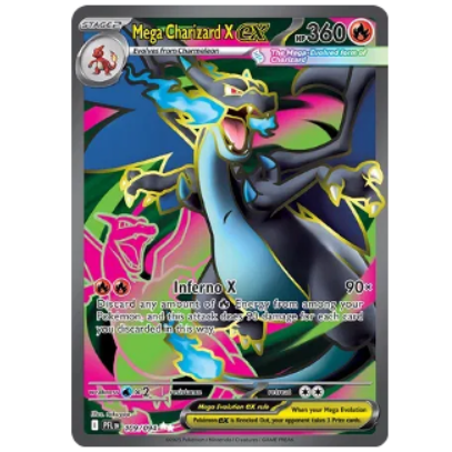 Pokemon TCG Mega Charizard X ex Phantasmal Flames 109/094