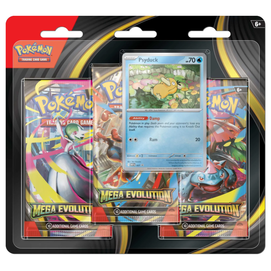 Pokemon TCG Mega Evolutions Triple Pack - Psyduck