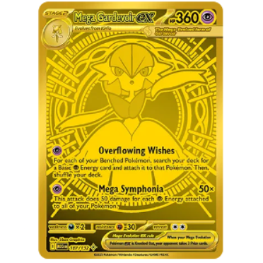 Pokemon TCG Mega Gardevoir ex Mega Evolution 187/132