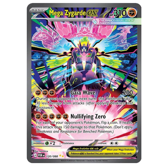 Pokemon TCG Mega Zygarde ex Perfect Order 120/088
