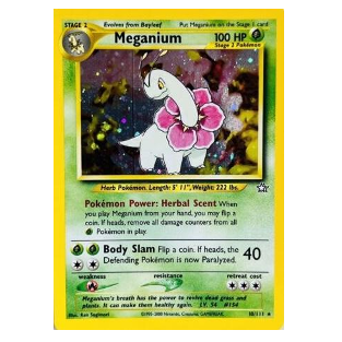 Pokemon TCG Meganium *Holo* Neo Genesis 10/111