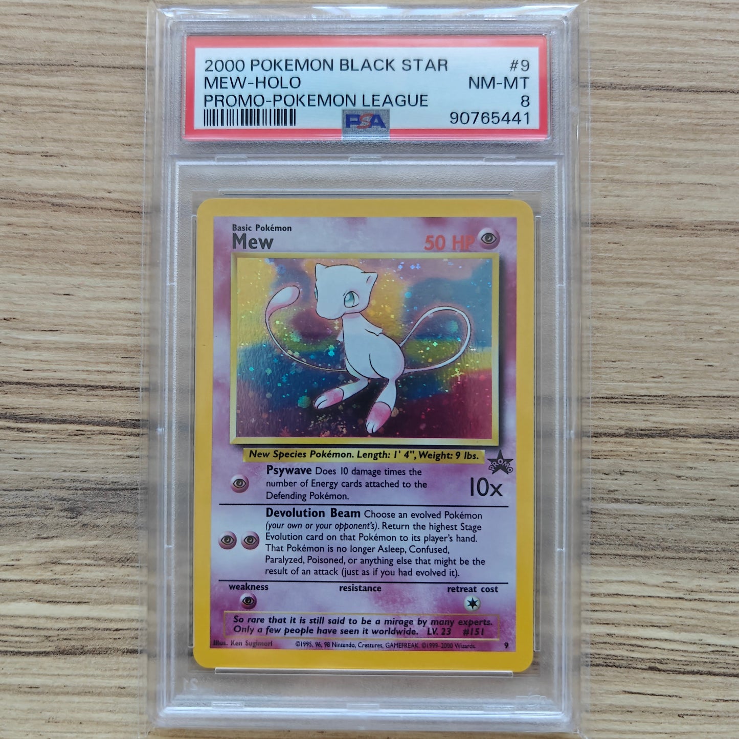 Pokemon TCG Mew 9 (PSA 8)