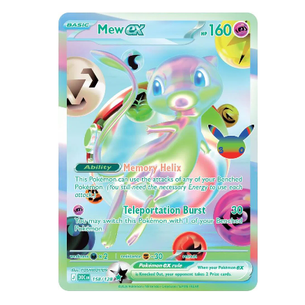 Pokemon TCG Mew ex 30th Celebration 158/128