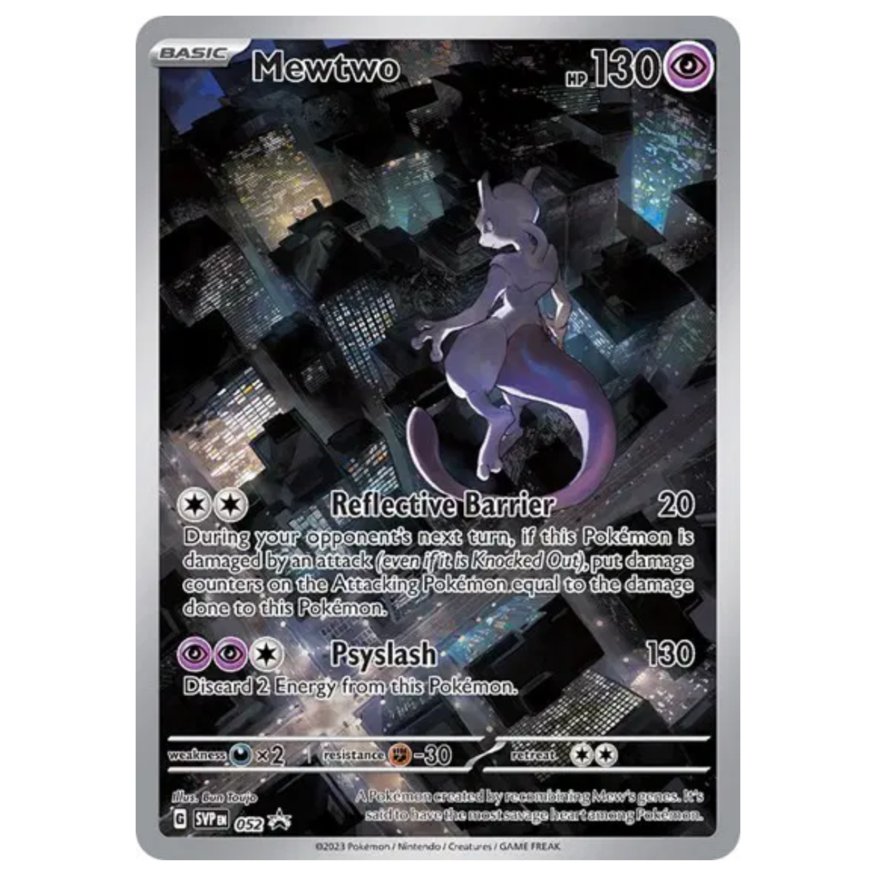 Pokemon TCG Mewtwo Scarlet & Violet Promo 052 SEALED.
