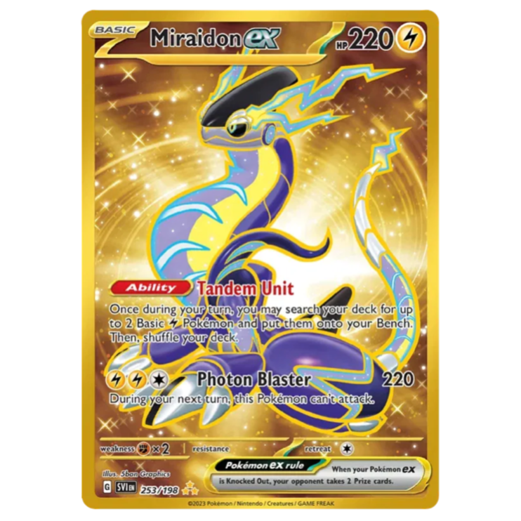Pokemon TCG Miraidon ex Scarlet & Violet 253/198