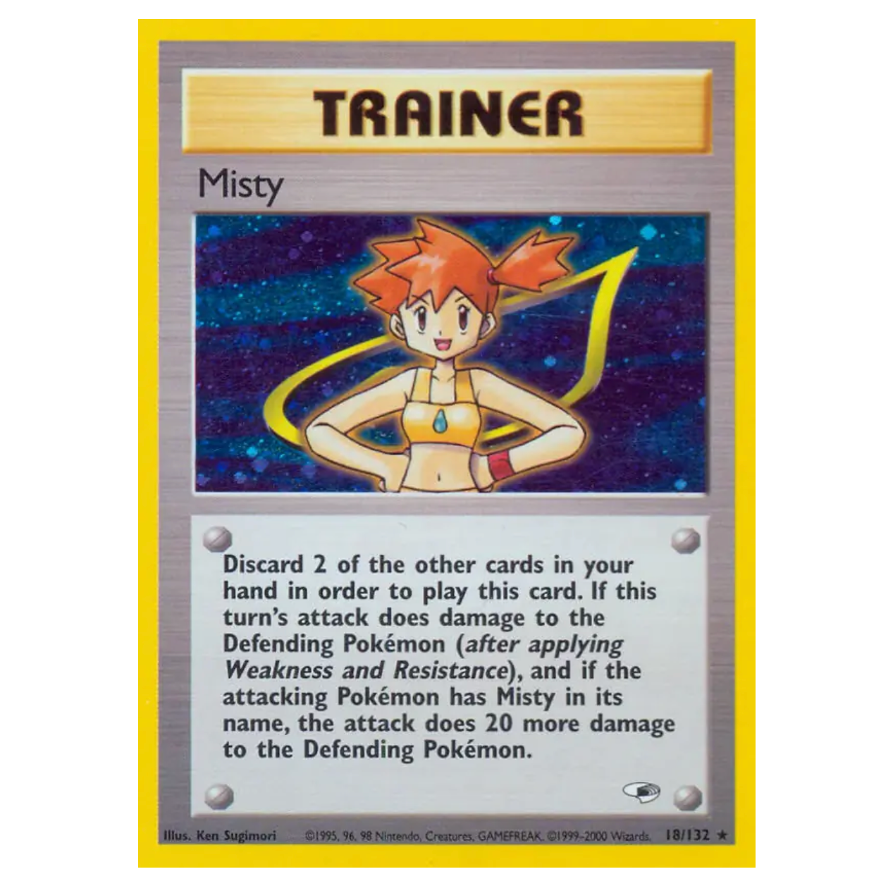 Pokemon TCG Misty Gym Heroes 18/132