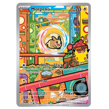 Pokemon TCG Morpeko 30th Anniversary 135/128