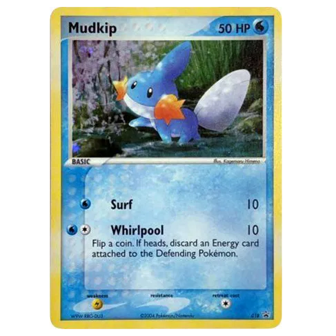 Pokemon TCG Mudkip Promo 018