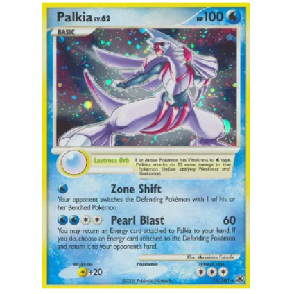 Pokemon TCG Palkia Lv 62 Majestic Dawn 11/100
