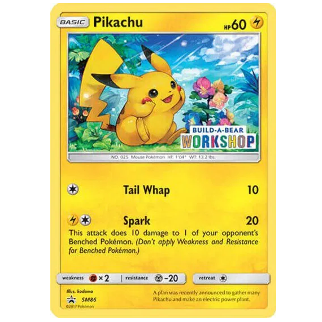 Pokemon TCG Pikachu SM86 (Build-A-Bear Workshop Exclusive)*Sealed*