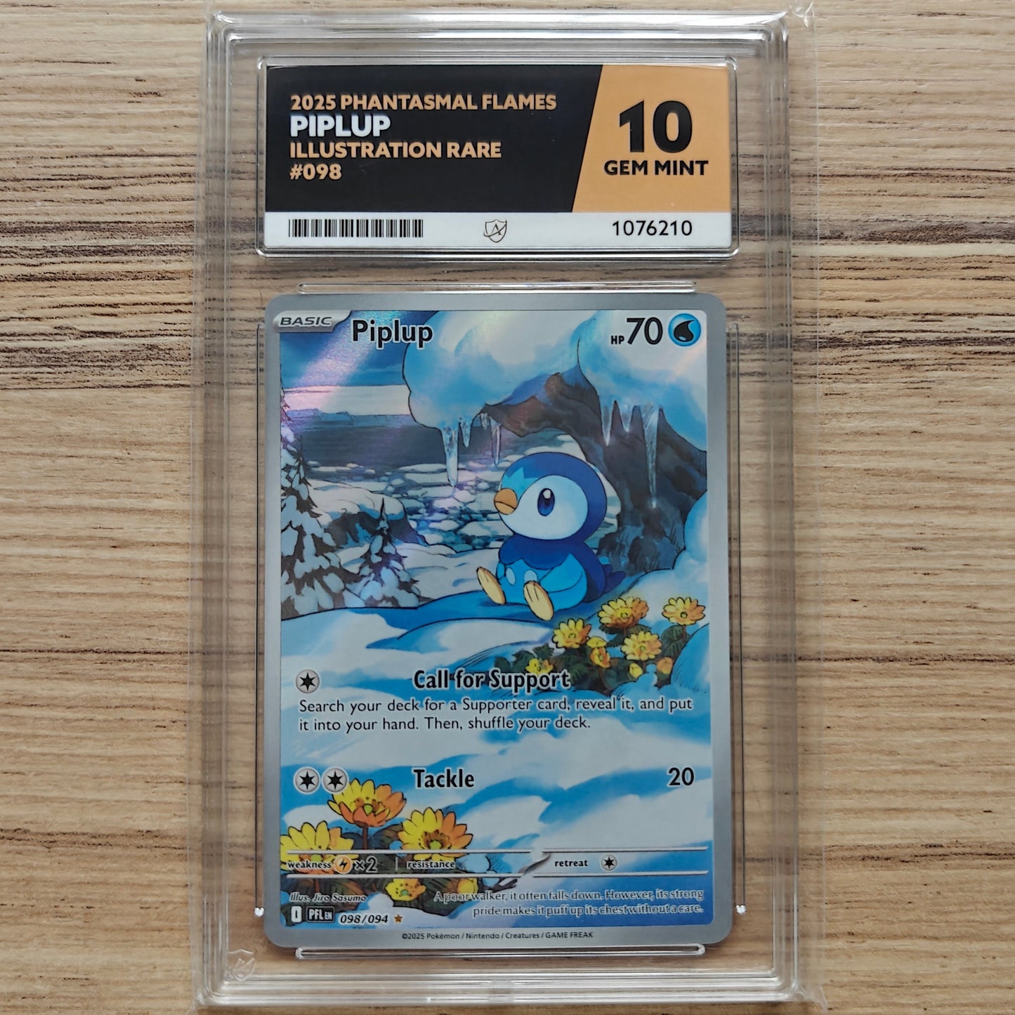 Pokemon TCG Piplup Phantasmal Flames 098/094 (ACE 10)
