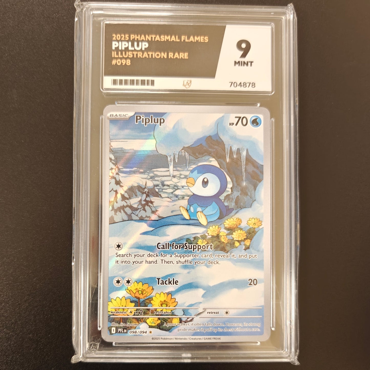 Pokemon TCG Piplup Phantasmal Flames 098/094 (ACE 9)