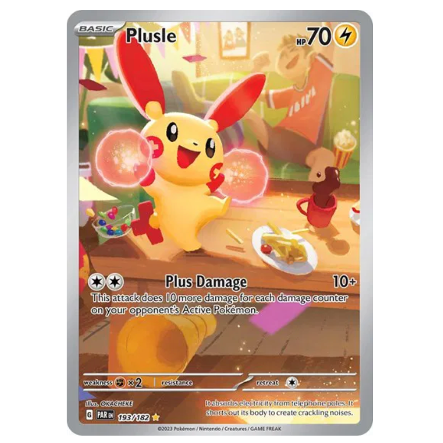Pokemon TCG Plusle Paradox Rift 193/182