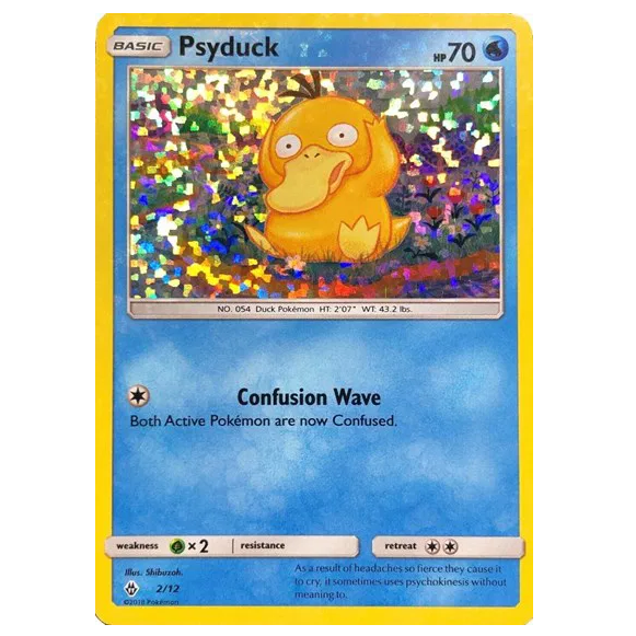 Pokemon TCG Psyduck McDonalds Promo 2/12