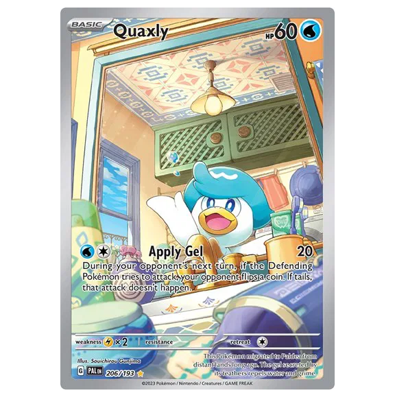 Pokemon TCG Quaxly Paldea Evolved 206/193