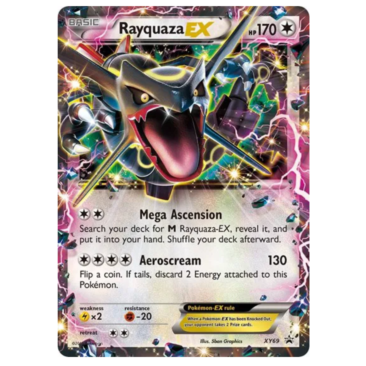 Pokemon TCG Rayquaza EX Promo XY69