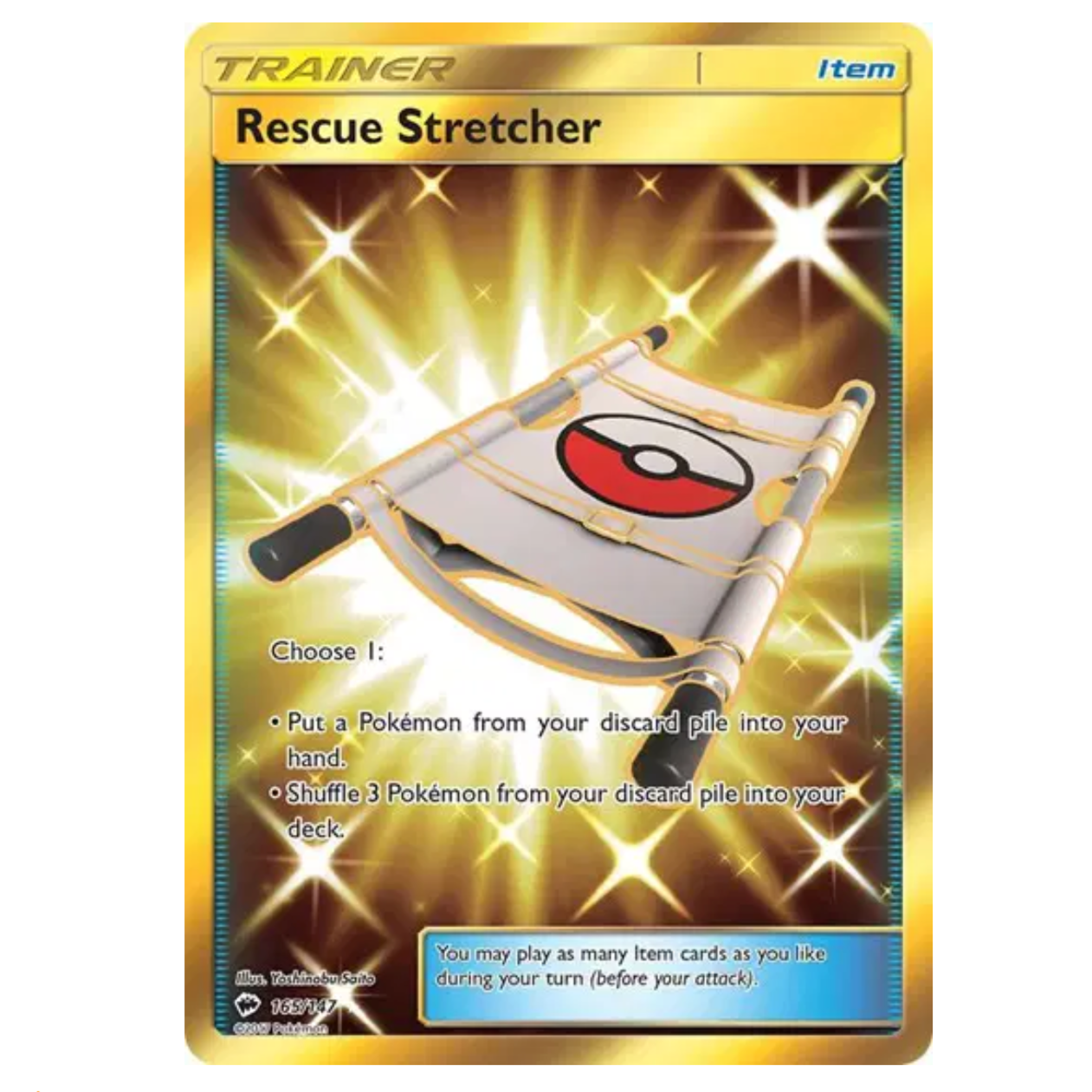 Pokemon TCG Rescue Striker Burning Shadows 165/147