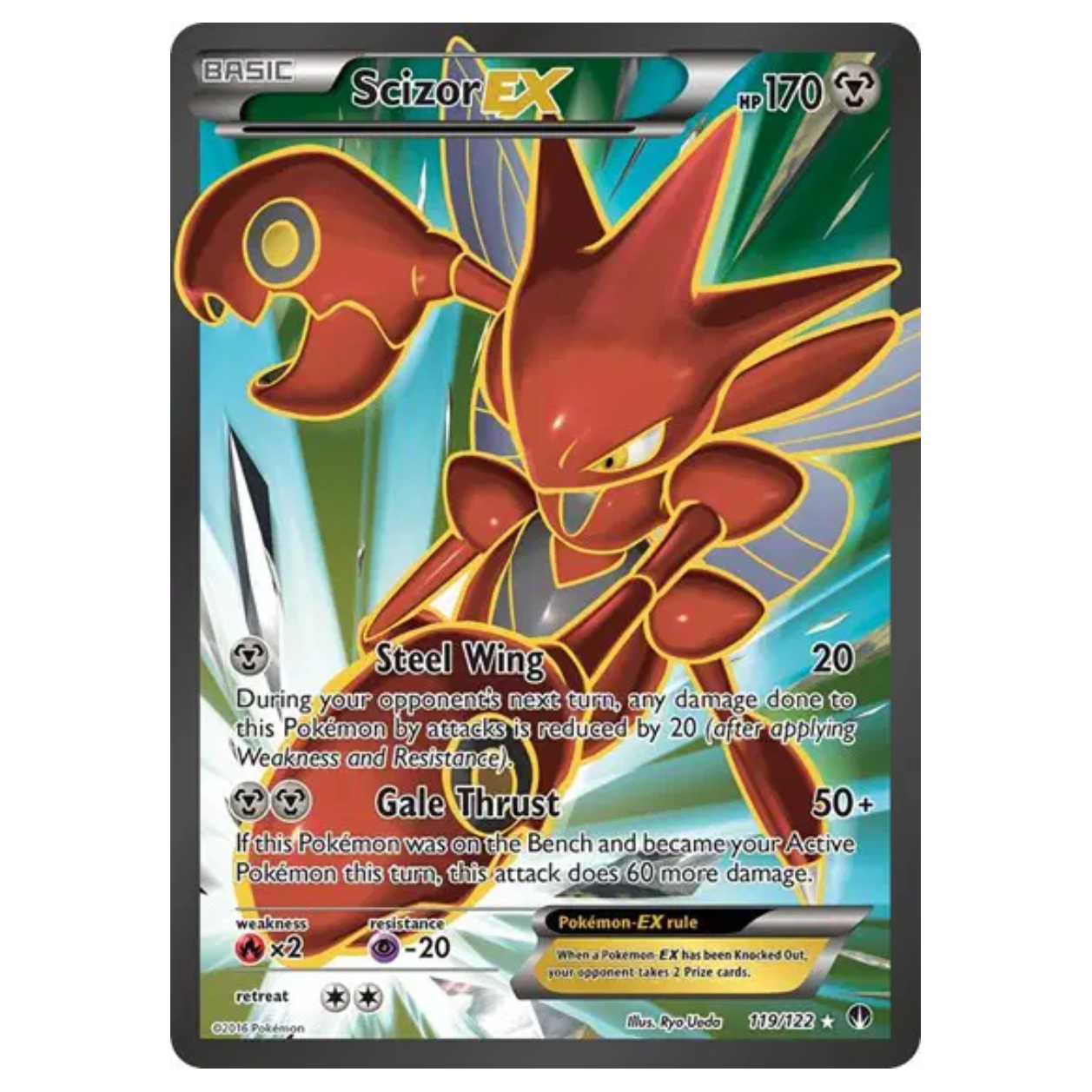 Pokemon TCG Scizor EX BREAKpoint 119/122