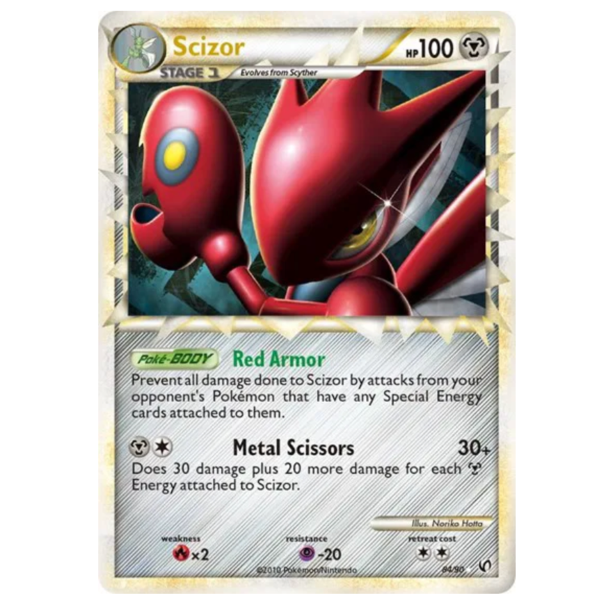 Pokemon TCG Scizor Prime Undaunted 84/90