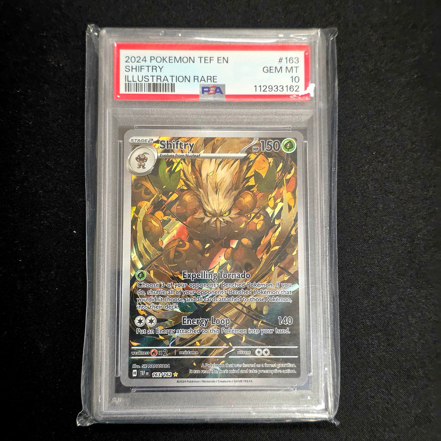 Pokemon TCG Shiftry Temporal Forces 163/162 (PSA 10)
