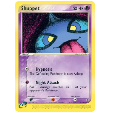 Pokemon TCG Shuppet EX Dragon 43/97
