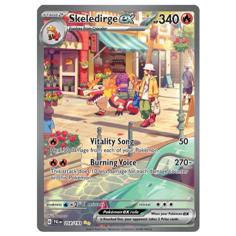 Pokemon TCG Skeledirge ex Paldea Evolved 258/193
