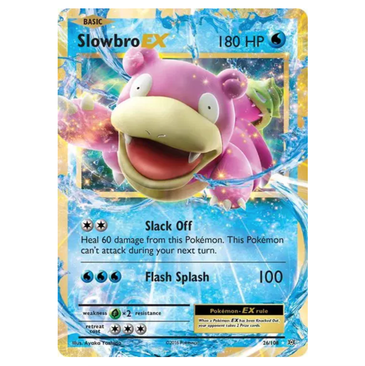 Pokemon TCG Slowbro EX Evolutions 26/108