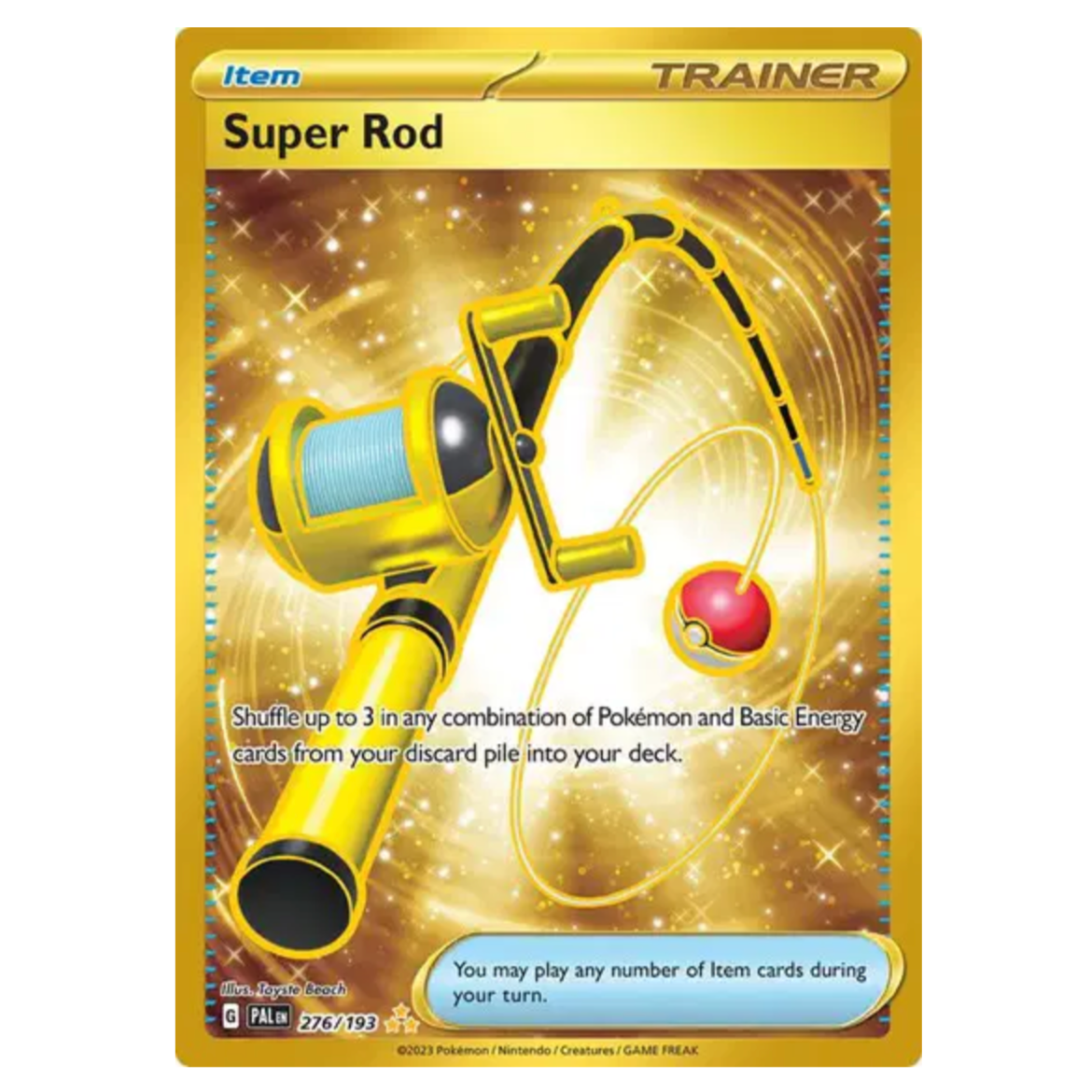 Pokemon TCG Super Rod Paldea Evolved 276/193