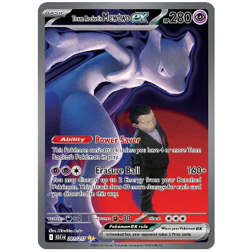 Pokemon TCG Team Rocket's Mewtwo ex Ascended Heroes 281/217