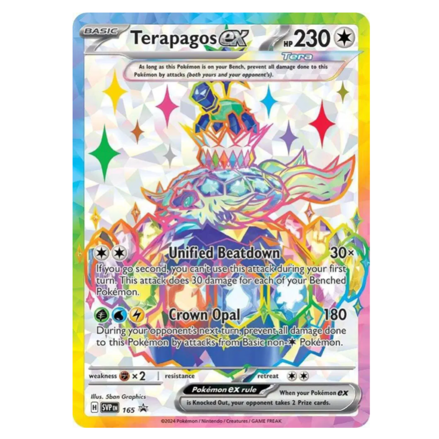 Pokemon TCG Terapagos ex Promo 165