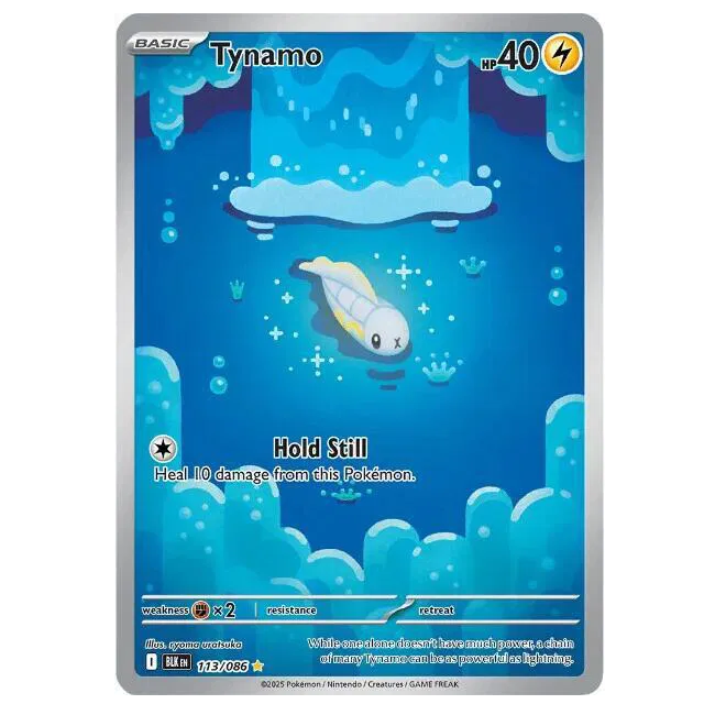 Pokemon TCG Tynamo Black Bolt 113/086
