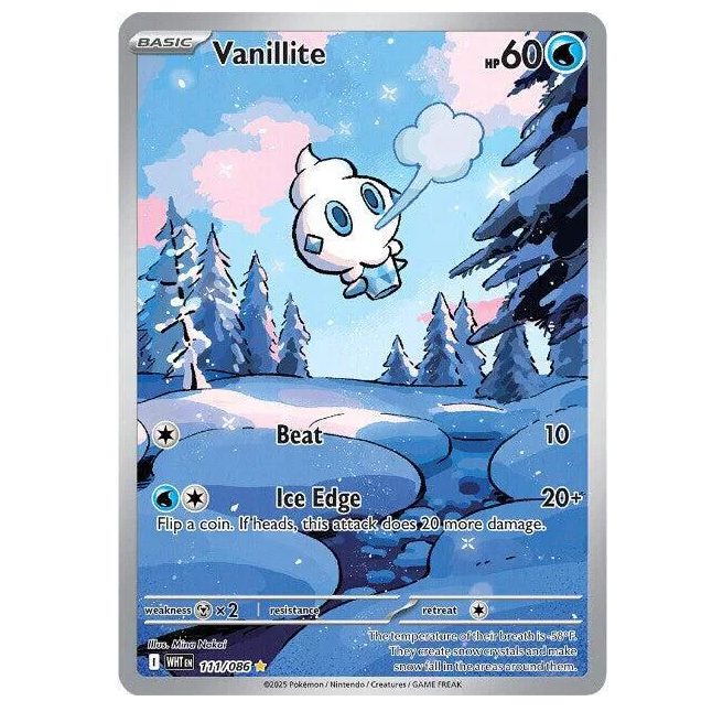 Pokemon TCG Vanillite White Flare 111/086