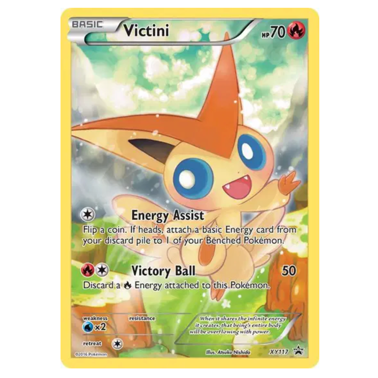 Pokemon TCG Victini Promo XY117
