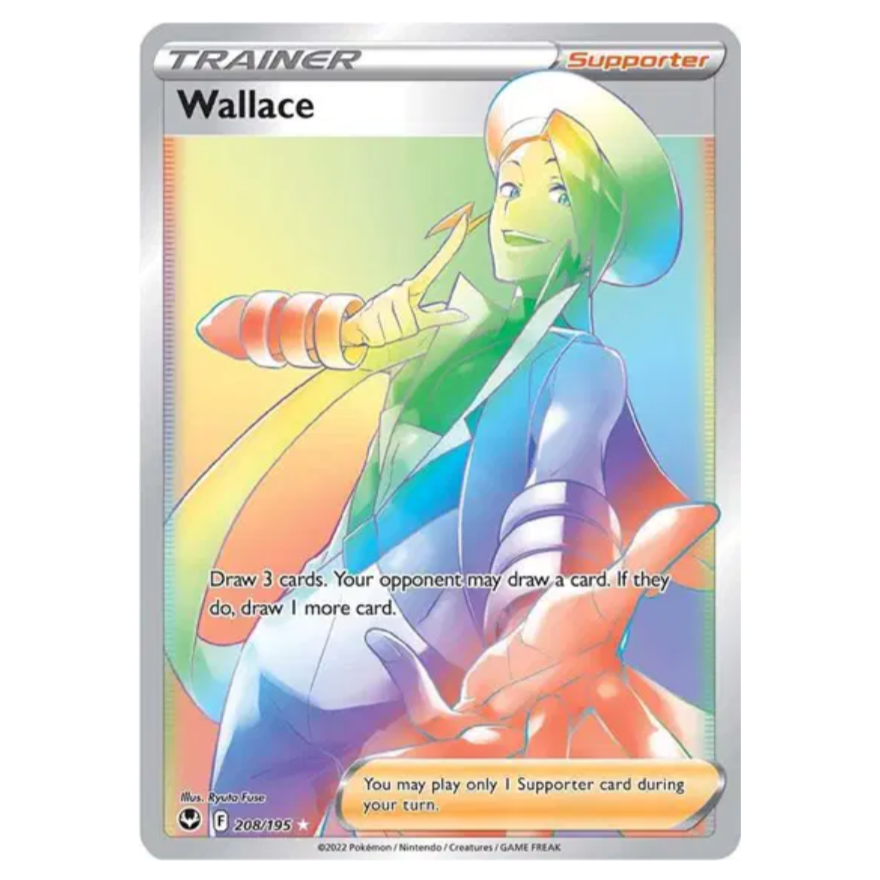 Pokemon TCG Wallace Silver Tempest 208/195