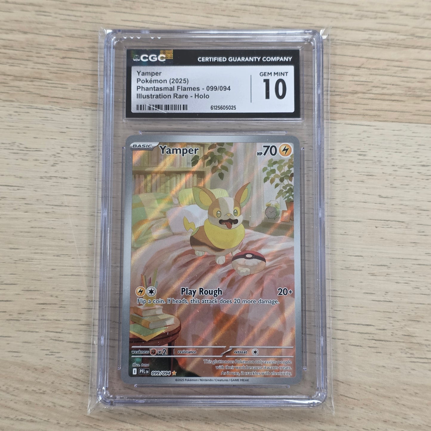 Pokemon TCG Yamper Phantasmal Flames 099/094 (CGC 10)