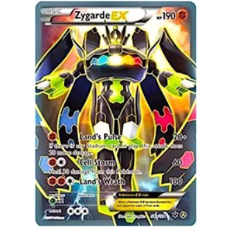 Pokemon TCG Zygarde EX Alternate Art Promos XY 54a/124