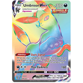 Pokemon TCG Umbreon VMAX Evolving Skies 214/203
