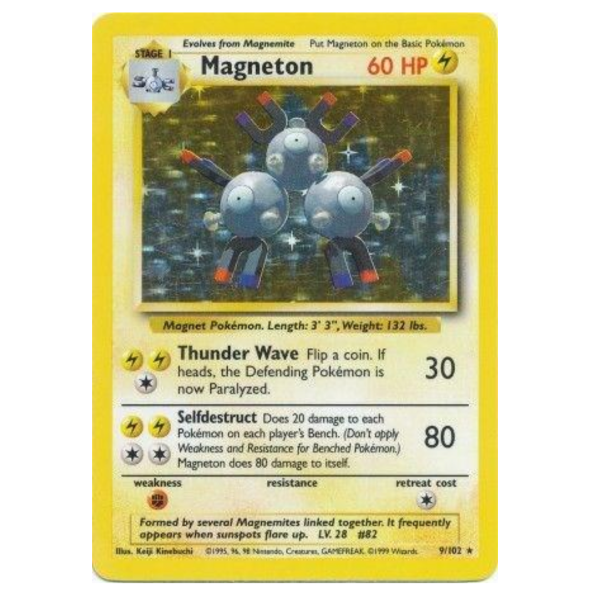 Pokemon TCG Magneton Base Set 9/102
