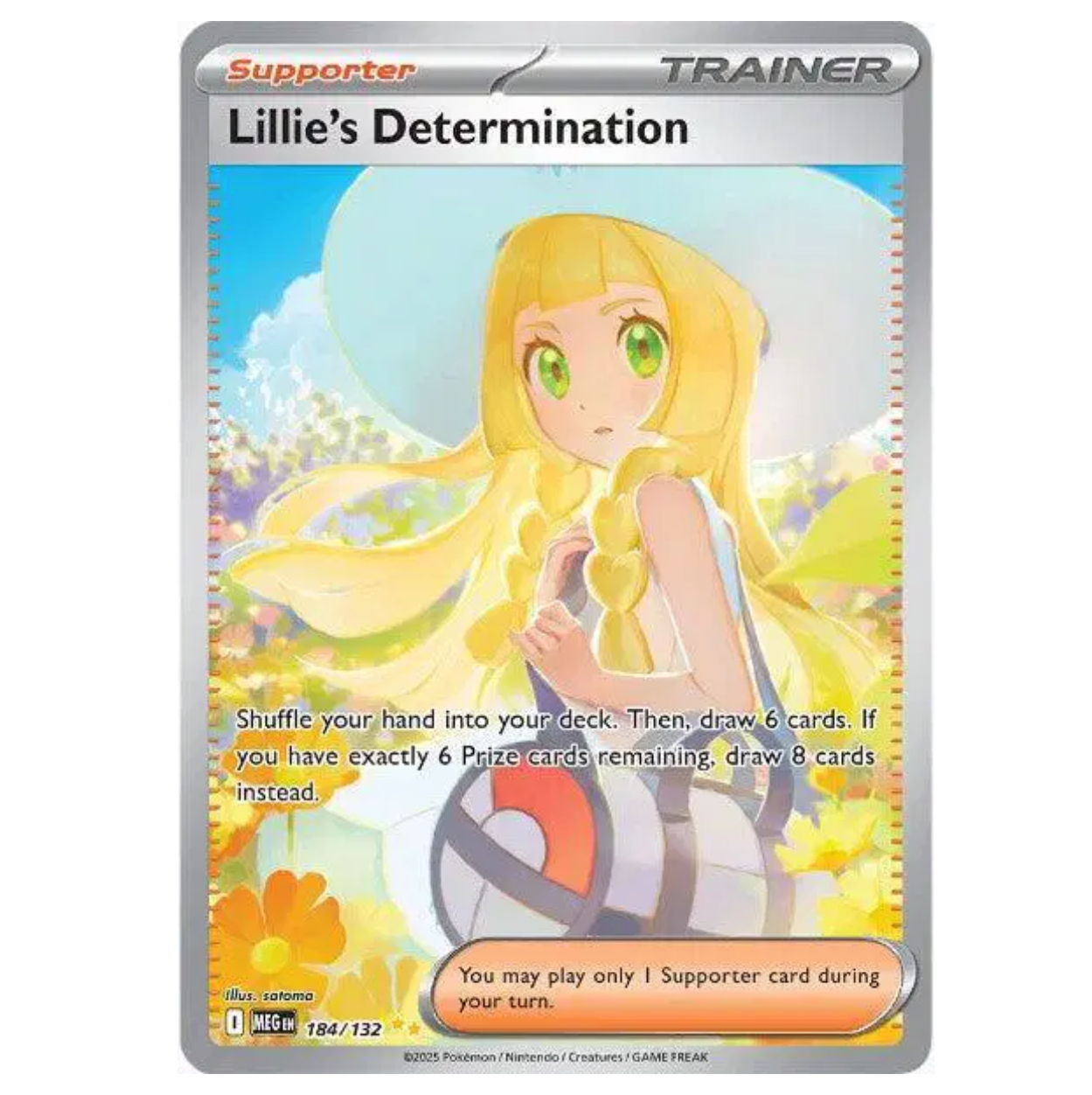 Pokemon TCG Lillie’s Determination Mega Evolution 184/132