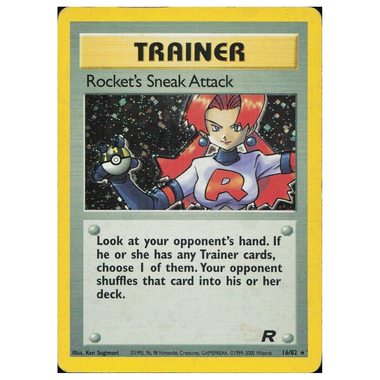 Pokemon TCG Rocket's Sneak Attack Team Rocket 16/82