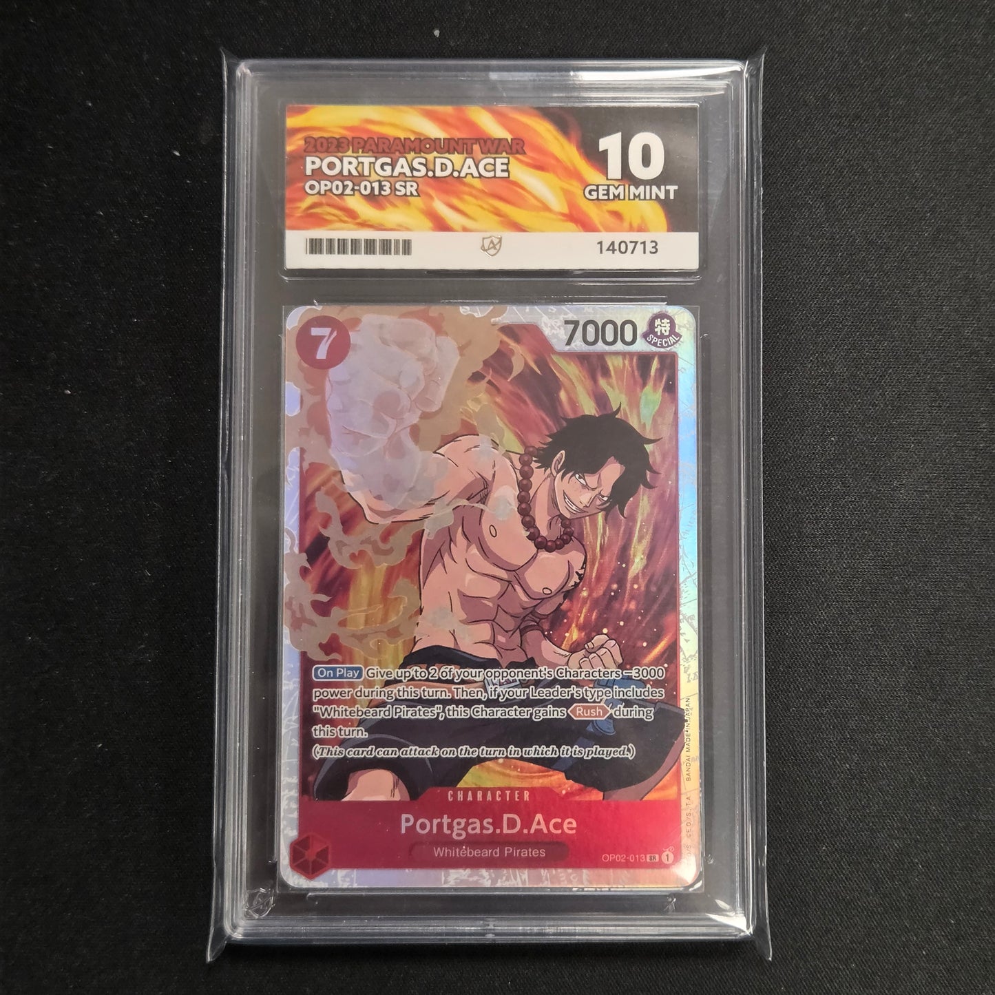 One Piece CG Portgas.D.Ace Paramount War OP02-013 (Ace 10)