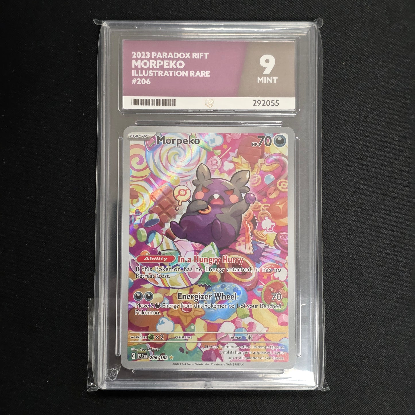 Pokemon TCG Morpeko Paradox Rift 206/182 (Ace 9)