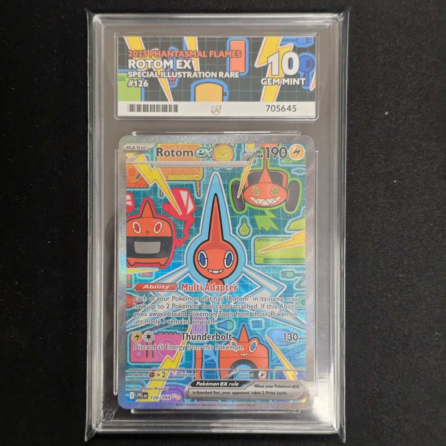 Pokemon TCG Rotom ex Phantasmal Flames 126/094 (Ace 10)