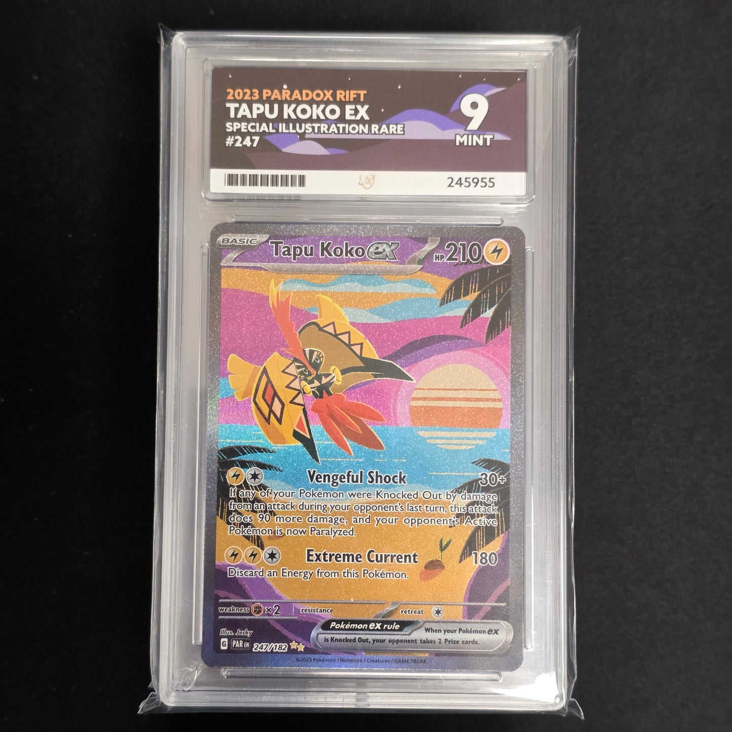 Pokemon TCG Tapu Koko ex Paradox Rift 247/182 (ACE 9)