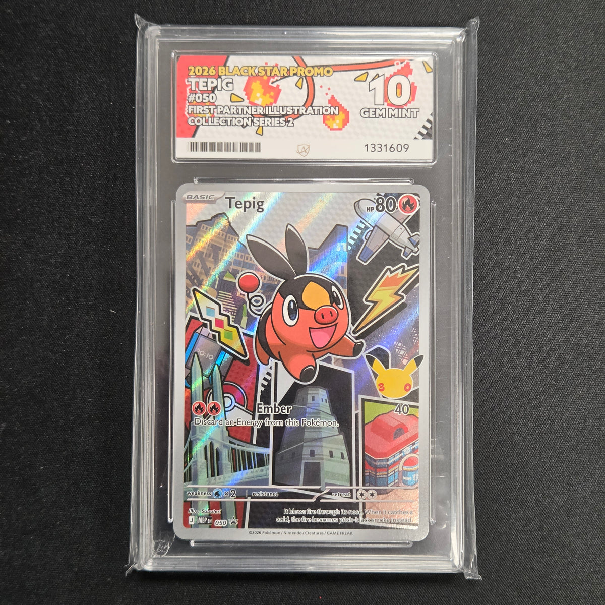 Pokemon TCG Tepig Promo 050 (Ace 10)