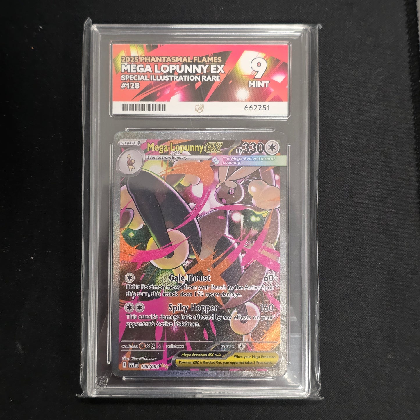 Pokemon TCG Mega Lopunny ex Phantasmal Flames 128/094 (Ace 9)